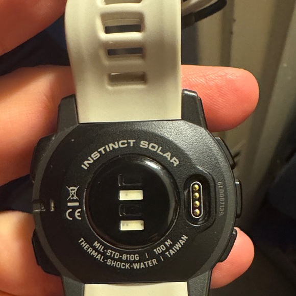 Garmin Instinct Solar Black and Gray Smartwatch - Picture 2 of 4